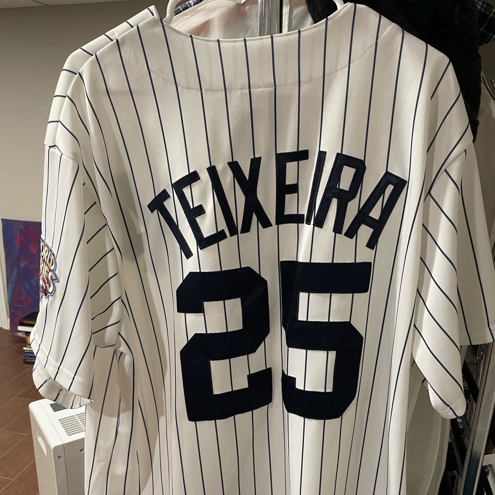 Mark Teixeira 09’ World Series Jersey